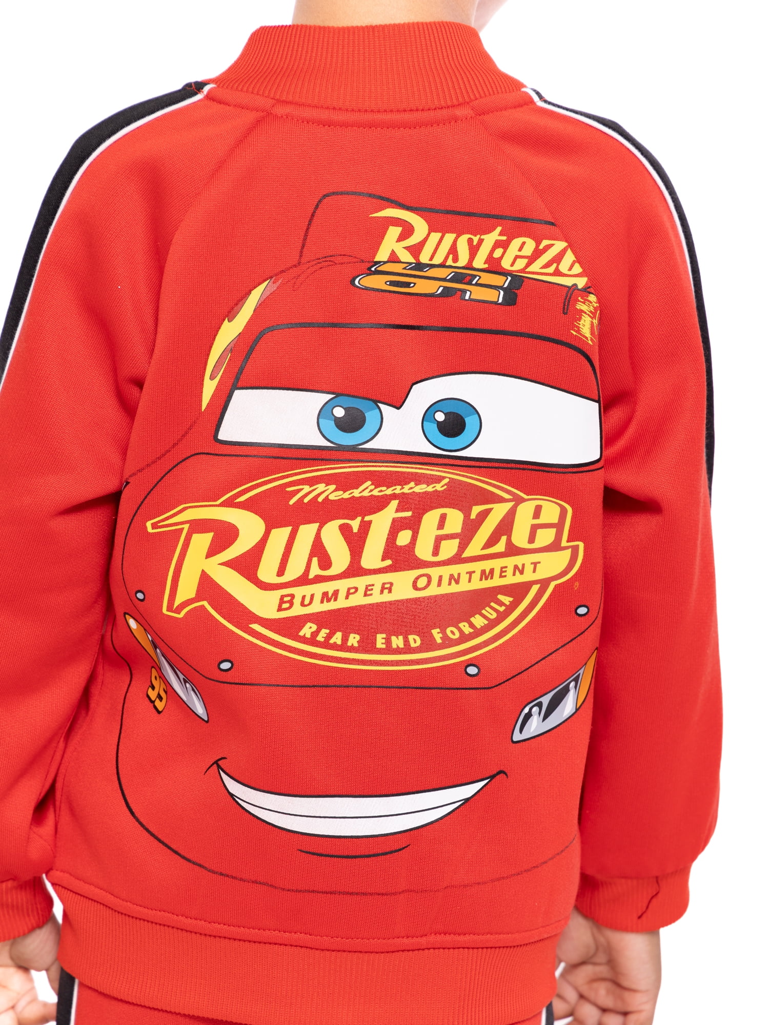 Disney Pixar Cars Toddler Boys Track Jacket and Jogger Pants Set, 2-Piece, Sizes 12M-5T