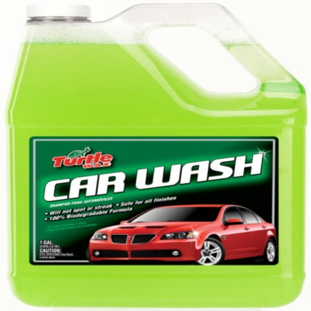 Turtle Wax Car Wash - Formula is clear-coat safe and will not strip wax, preserves the finish of your car, 1 gallon jug, sold by