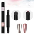 thumbnail image 2 of WIFKLSIIPG Double Headed Nail Powder for Nails Air Cushion Nail Powder Pen Nails Powder with Mirror Effect Manicure Cushion Magic Pen Gold and Silver Colored Sponge, 2 of 8