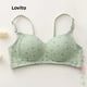 thumbnail image 5 of Lovito Sujetadores Sin Aros Florales Ditsy Casuales Para Mujer LNA10051 (Blanco Roto/Rosa/Verde), 5 of 5