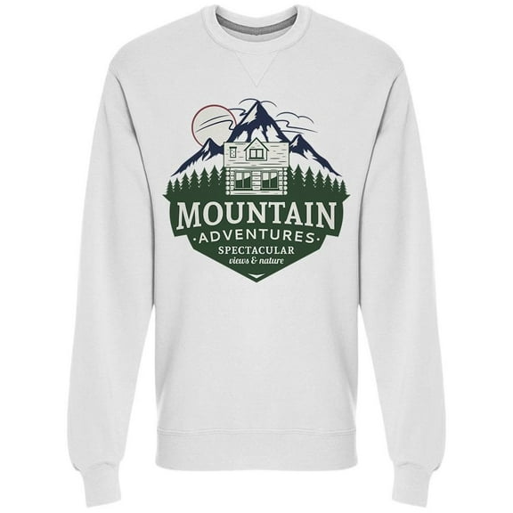 Mountain Adventures Forest Sweatshirt Men -Image by Shutterstock, Male Large