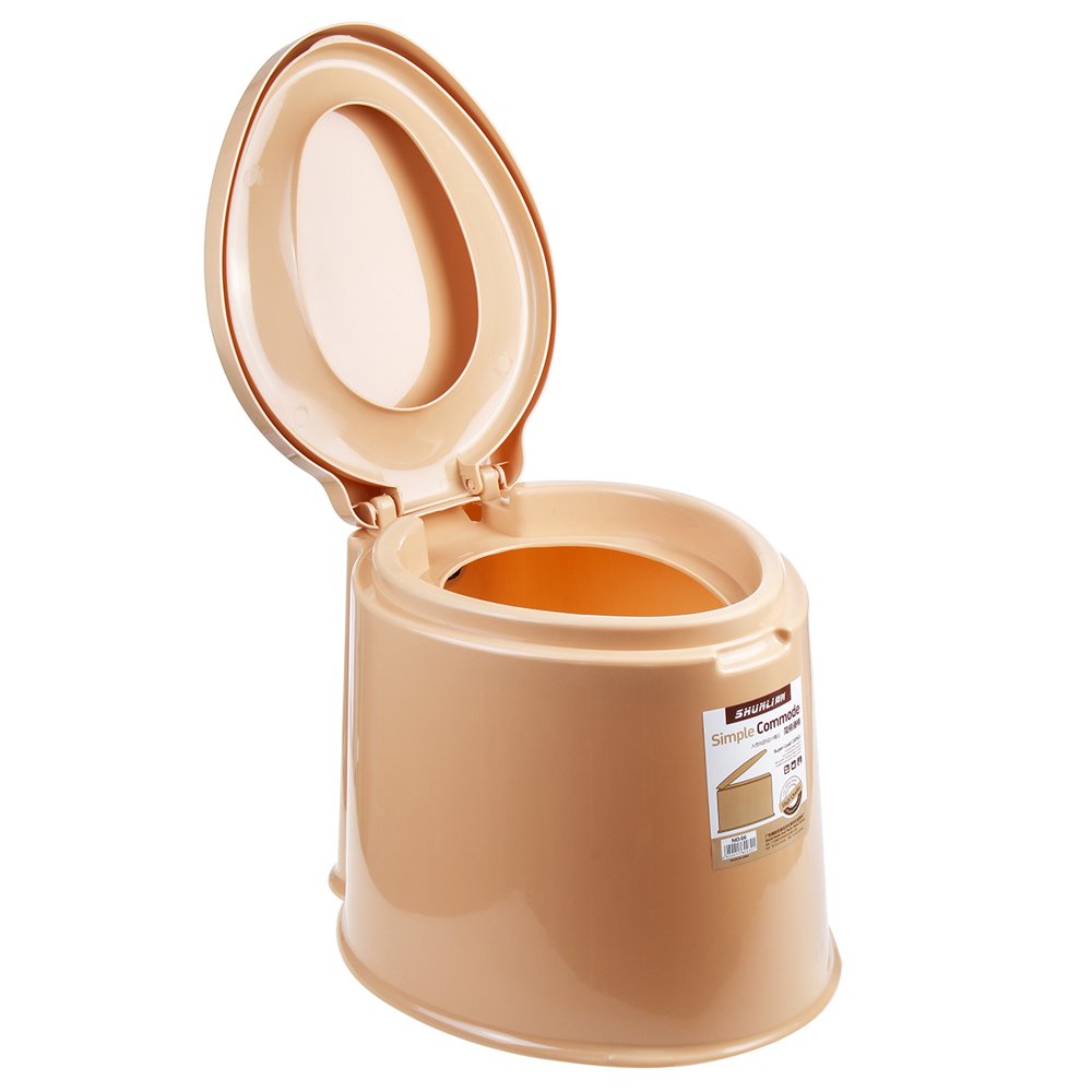 Portable+ Lightweight Mini Toilet 2 Colour With 2 Inner Barrel + 4 Anti