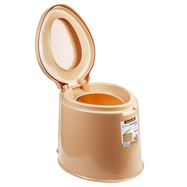 Portable+ Lightweight Mini Toilet 2 Colour With 2 Inner Barrel + 4 Anti