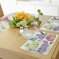 thumbnail image 4 of Ambesonne Kitten Place Mats Set of 4, Cats in Watercolor Style, Standard Size, Multicolor, 4 of 6