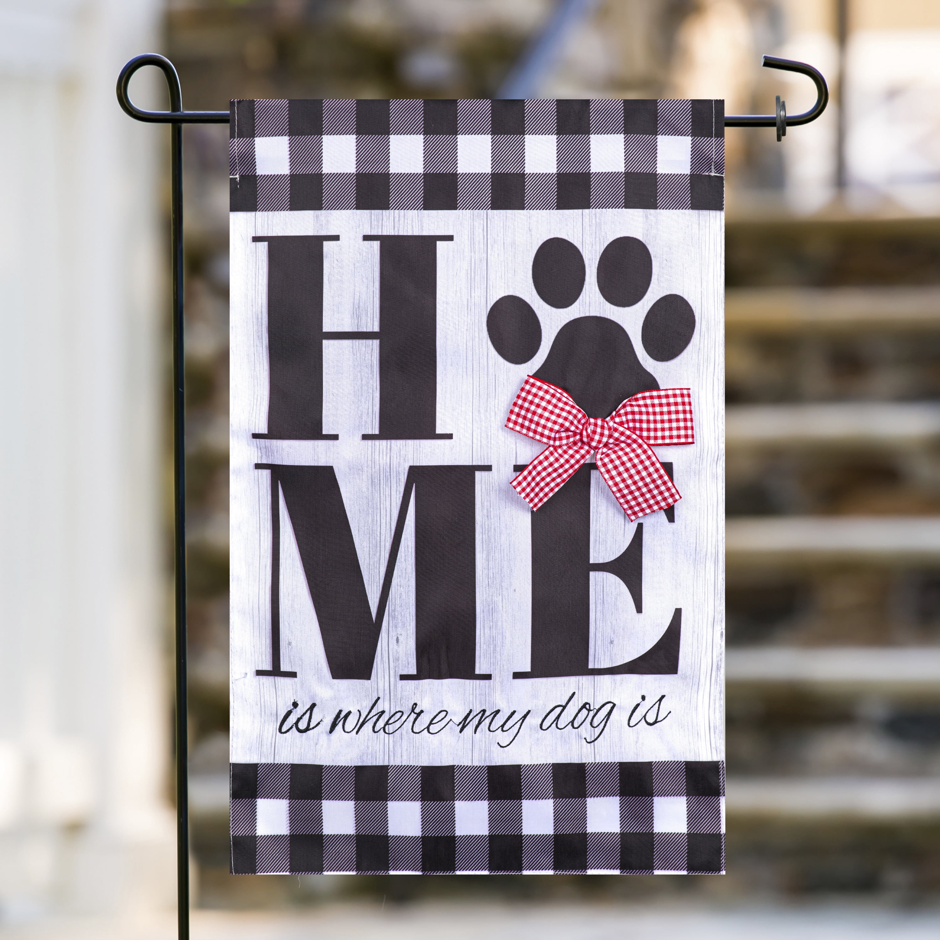 Meadow Creek 11.5" x 18" Spring Paw Home Outdoor Yard Flag