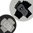 thumbnail image 2 of 2 Pairs Yoga Socks for Women with Grips, Pilates Socks, Barre Socks,Women's Non-Slip Grip Toe Socks (Black /Grey), 2 of 5