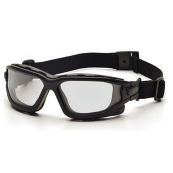 Pyramex I-Force Slim Black Frame Clear AF Lens Sealed Protection Eyewear Goggle