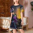 thumbnail image 2 of Valorant Omen Girls Short Sleeve Dress Soft Cute Designs Dresses Casual T-Shirt Dress 110CM, 2 of 7