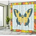 thumbnail image 5 of Ambesonne Colorful Shower Curtain, Frame Spring Garden, 69"Wx70"L, Multicolor, 5 of 5