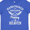 thumbnail image 4 of Inktastic Handpicked for Earth By My Poppy in Heaven with Angel Wings` Boys or Girls Toddler T-Shirt, 4 of 5