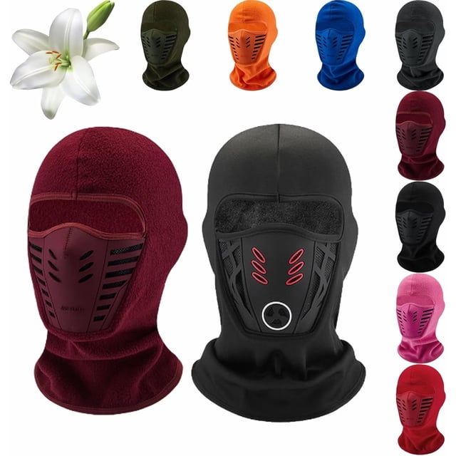 Anti Haze Balaclava, Winter Rider Warm Anti-Haze Balaclava, Windproof & Breathable for Motorcycle Skiing