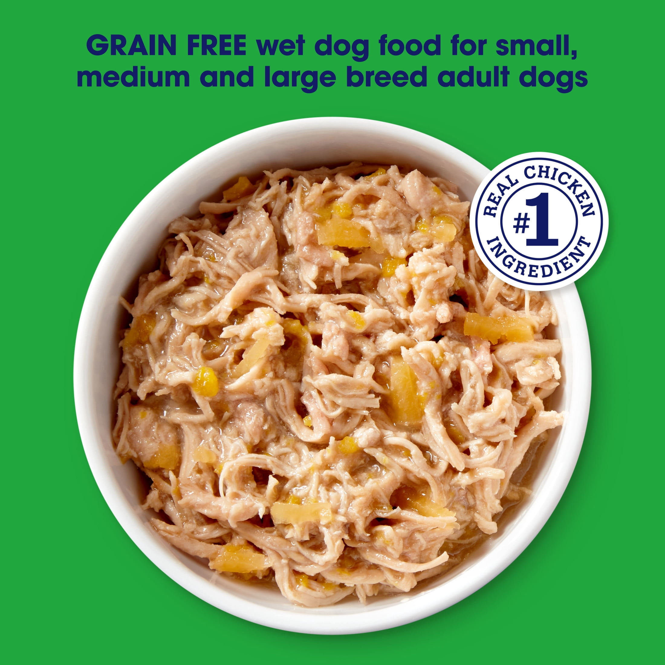 (12 pack) Nature's Recipe Grain Free Chicken & Duck in Savory Broth Wet Dog Food, 2.75 oz Cup