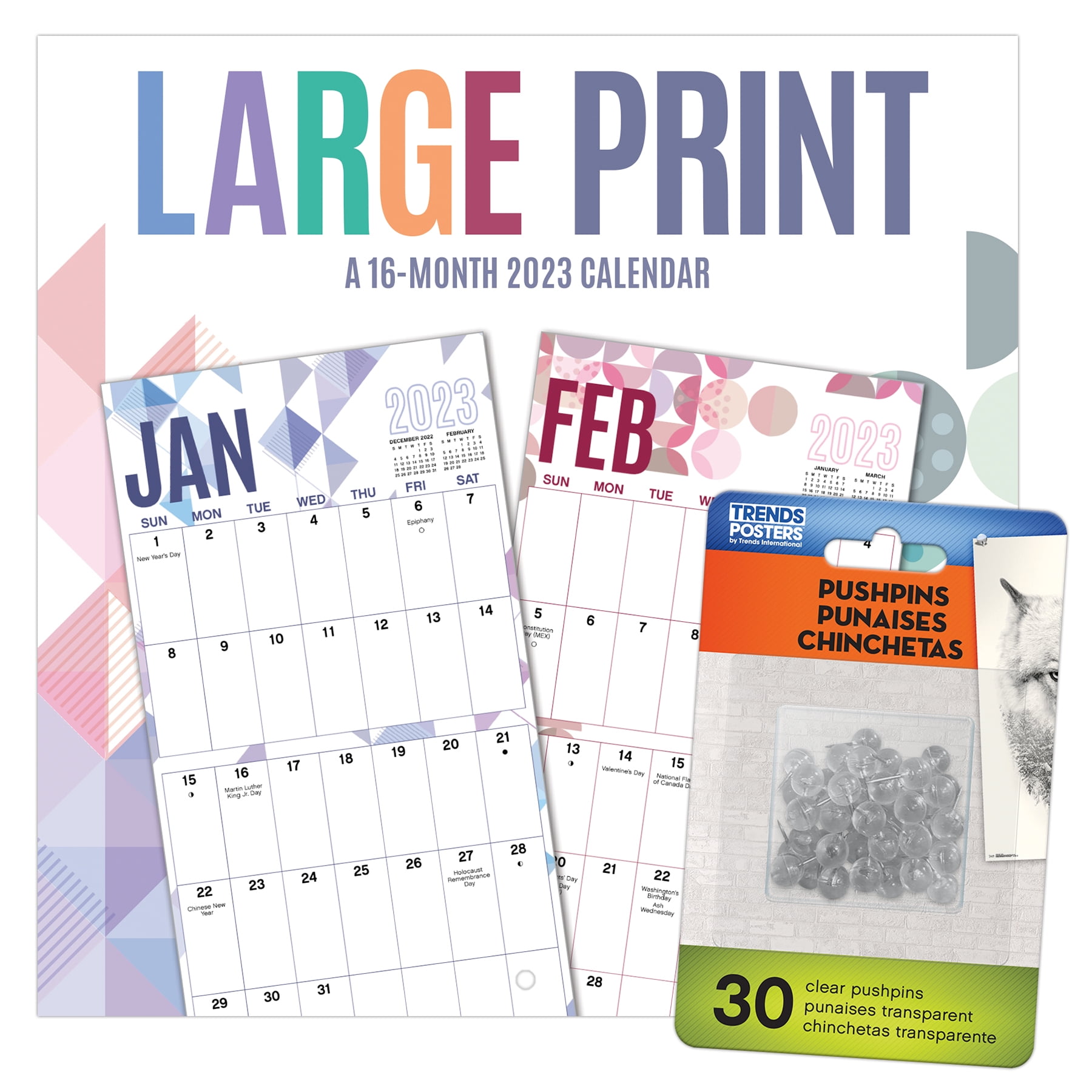 Large Print 2023 Calendar Printable