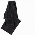 thumbnail image 5 of NIEWTR Girls Casual Cargo Pants with Elastic Waist and Functional Pockets Loose Fit Wide Leg Trousers Y2K Inspired Spring Style（A01-Black,5-6 Years), 5 of 8