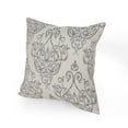 thumbnail image 2 of Noble House Brendan Modern Fabric Throw Pillow, Natural, Gray, 2 of 5