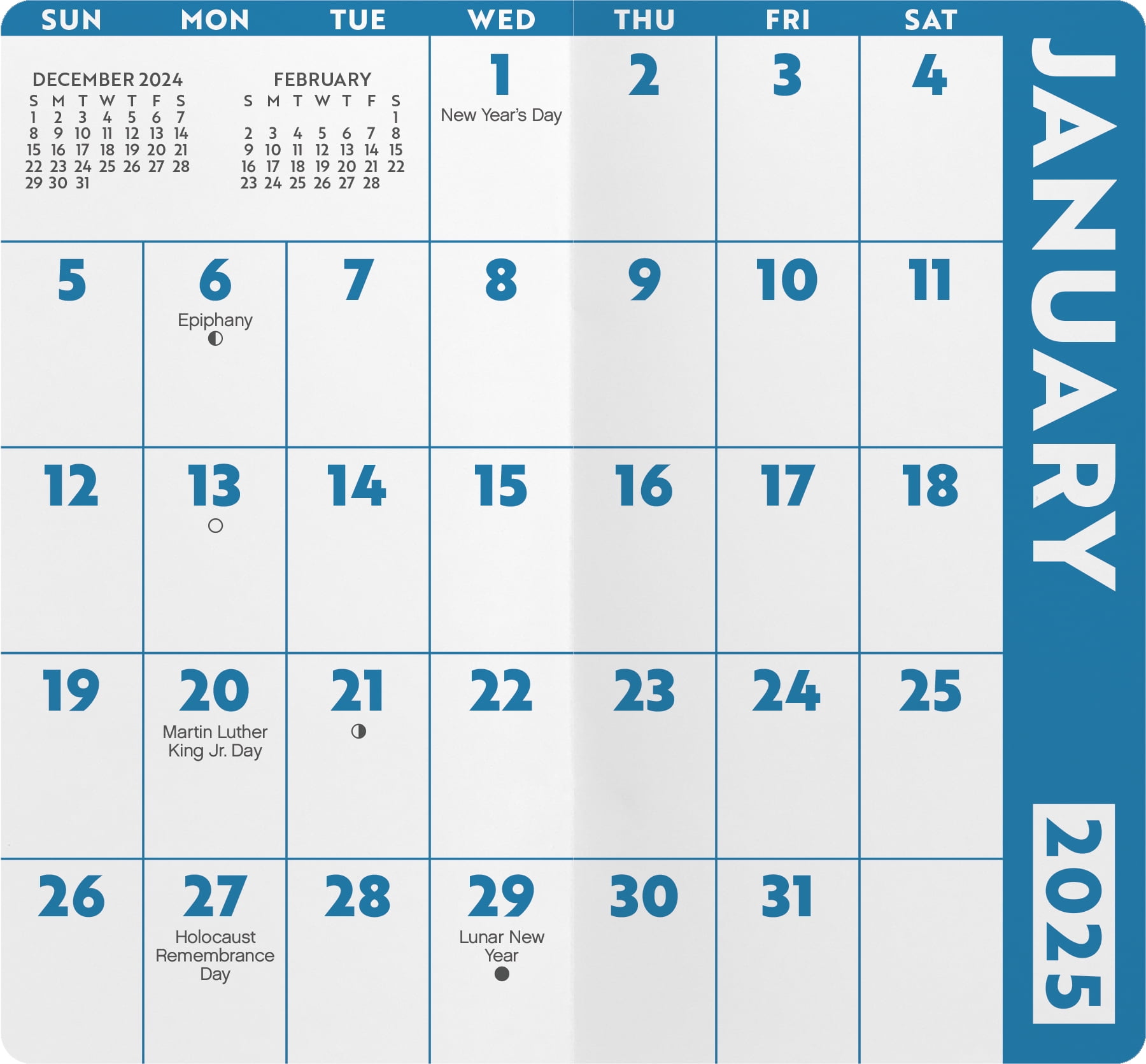 Large Print 2025 Calendar and Pocket Planner - Walmart.com large-print-2025-calendar-and-pocket-planner-walmart-com