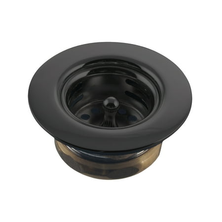 

Westbrass Midget Duo Post Style Bar Strainer D220 in Flat Black