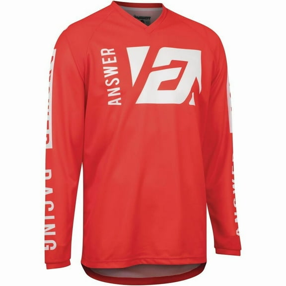 Answer Syncron Merge Youth MX Offroad Jersey Red/White SM