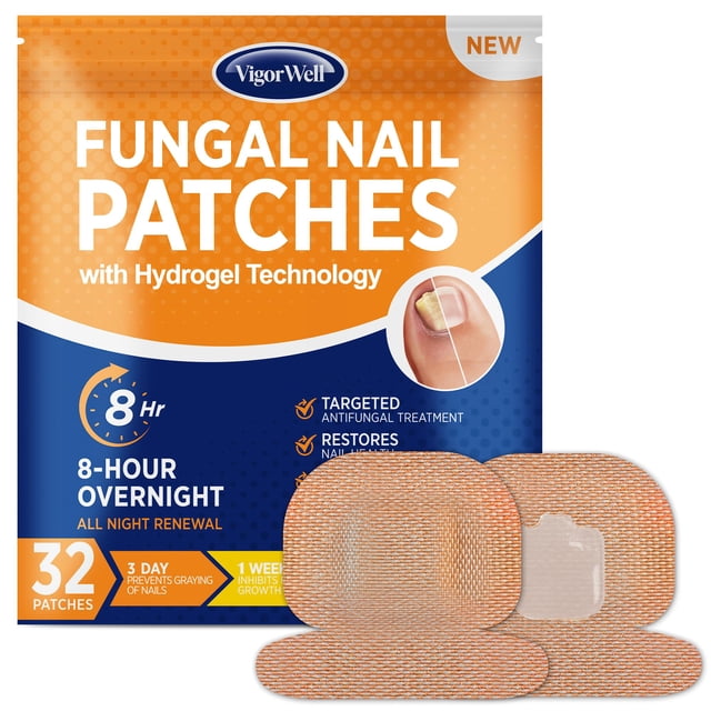 Tratamiento para hongos en las uñas de los pies VigorWell Overnight Renewal (32 unidades)