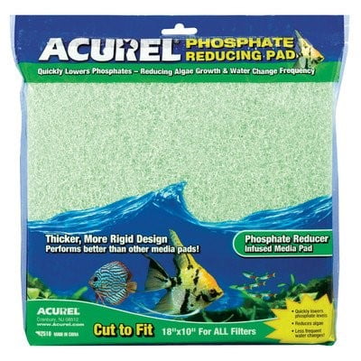 Phosphate Filter Pad - Acurel Phosphate Reducing Media Aquarium Filter Pad, 18
