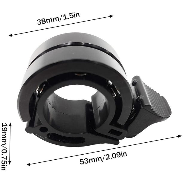 Bicycle Bell Aluminum Alloy Bike Double Q Bell O Design with Loud Sound Bike Horn for Adult Electric Mountain Road Bikes Compatible with 22.2 to 31.8 mm Bicycle Handlebar N a a Walmart