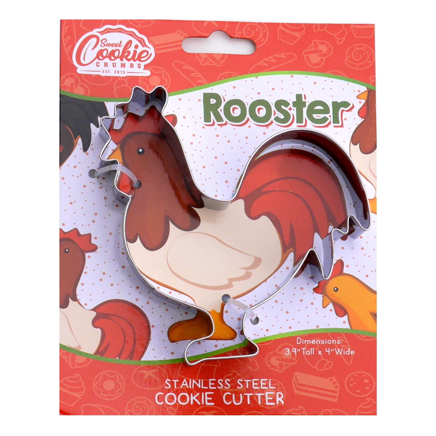 Chicken cookie cutter 4.25 Rooster cookie cutter