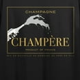 thumbnail image 2 of Emily in Paris Champere Ad Women's Black Short Sleeve Crew Neck Crop Tee-XS, 2 of 7