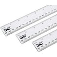 thumbnail image 4 of Mr. Pen- Ruler, 12 inch, Pack of 3, Clear Ruler, 4 of 9