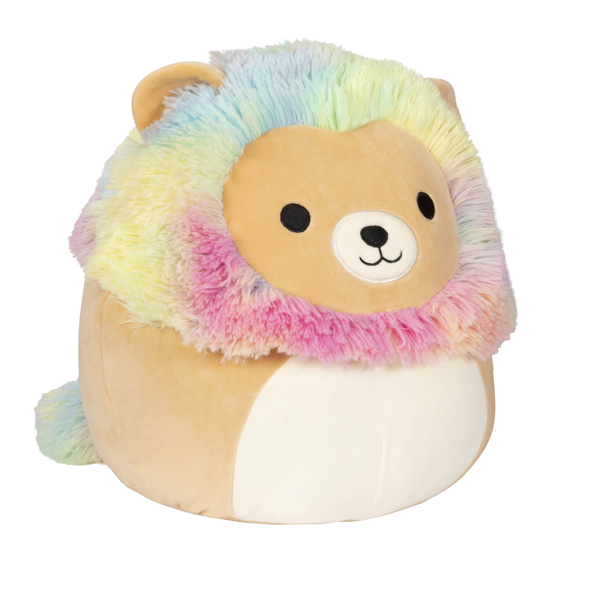 Squishmallows Original 16 inch Leonard the Lion with Rainbow Mane - Child's Ultra Soft Stuffed Plush Toy