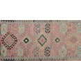 thumbnail image 1 of Ahgly Company Machine Washable Indoor Rectangle Traditional Rust Pink Area Rugs, 5' x 8', 1 of 7