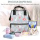 thumbnail image 5 of Easygdp Bunny cartoon with easter para Bolsa de Bebé de Gran Capacidad con Múltiples Bolsillos, Bolsa de Pañales para Padres, Bolsa de Viaje Organizada y Elegante, 5 of 6