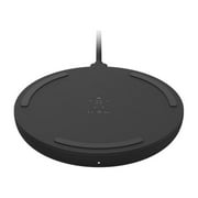 Belkin Quick Charge Wireless Charging Pad - 10W Qi-Certified Charger Pad for iPhone, Samsung Galaxy, Apple Airpods Pro & More - Charge While Listening to Music, Streaming Videos, & Video Calls - Black