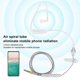 thumbnail image 4 of 3-Pack HRT-1 Wired Cell Phone Earphones with Microphone and 3.5mm Jack, Clear, 4 of 4