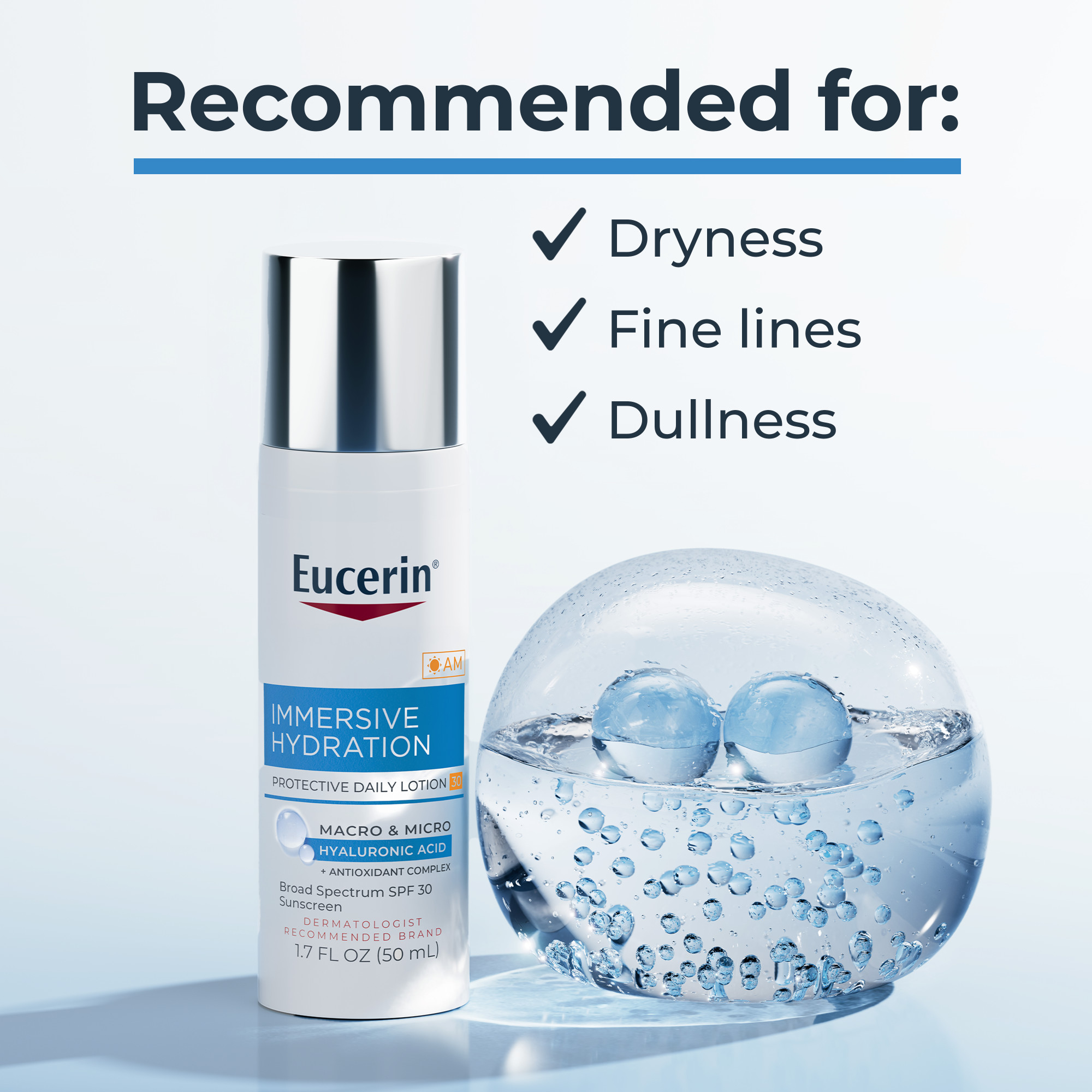 Eucerin Immersive Hydration Daily Face Lotion SPF 30, 1.7 fl oz photo 5