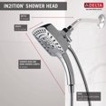 In2ition 5Spray Patterns 1.75 GPM 5.75 in. Wall Mount Dual Shower
