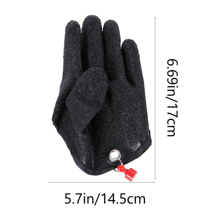Catch Fish Gloves Skidproof Fishing Gloves Anti-Fishbone Gloves (Left Hand)  