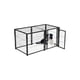 thumbnail image 1 of 48 pulgada heavy duty indestructible y escape - proof metal dog kennel para indoor y outdoor use, puppy playpen, 1 of 8