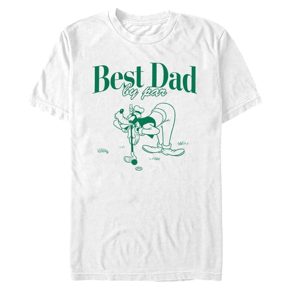 Mens Mickey & Friends Best Dad By Par T Shirt