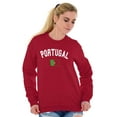 thumbnail image 4 of Portugal Country Flag Soccer Fan Pride Sweatshirt for Men or Women Brisco Brands M, 4 of 5