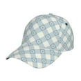 thumbnail image 2 of Baseball Cap, Daisy Plaid Blue Trucker Hats Women Dad Hat For Workouts - Baseball Hat Adjustable Size, 2 of 2
