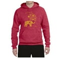 thumbnail image 2 of Cute Elephant Love Imagine Inspirational/Christian Unisex Graphic Hoodie Sweatshirt, Vintage Heather Red, X-Large, 2 of 3