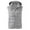 Grey, variant on Women's Lightweight Hooded Oversized Sleeveless Zip Water Packable Winter Warm Vest Coat