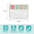 thumbnail image 2 of Sac à Main Transparent Multi-Usage Imperméable pour Collation Maquillage, 2 of 5