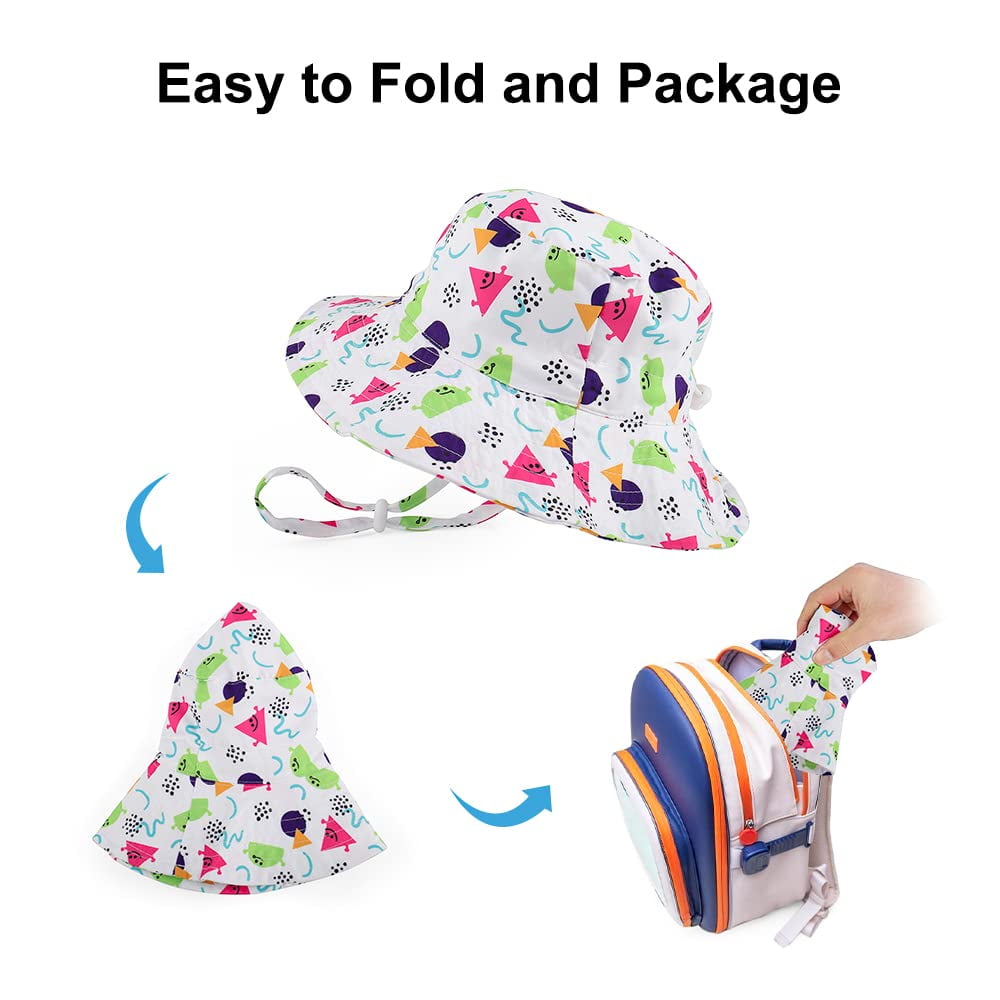 FGSS Kids Sun Hats Toddlers Sun Hat UPF50+ Camo Outdoor Beach Bucket Safari Caps for 4-14Y Boys