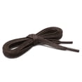 thumbnail image 2 of INSPIRE CHIC Unisex 2 Pairs Waxed Cotton Flat Shoelaces for Work Boots Casual Shoes Dark Brown 80cm / 31.49", 2 of 4