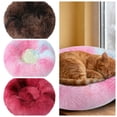 thumbnail image 4 of Round Calming Cat Bed with Plush , 15.7 Inch Washable Pet Bed for Indoor Cats & Small Dogs - Anti-Anxiety Donut Cushion with Thick Non- Base for Cozy Comfort, 4 of 4