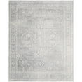 thumbnail image 2 of Nourison Astra Machine Washable 9' x 12' Light Grey Vintage Indoor Rug, 2 of 9