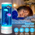 thumbnail image 5 of NUAHRHY Jellyfish Lamp, 17 Color Fantasy Aquarium Night Light, Remote Control&USB Powered Artificial Fish Tank Lamp with Moving Fish, Decoration for Living Room and Office, 5 of 9