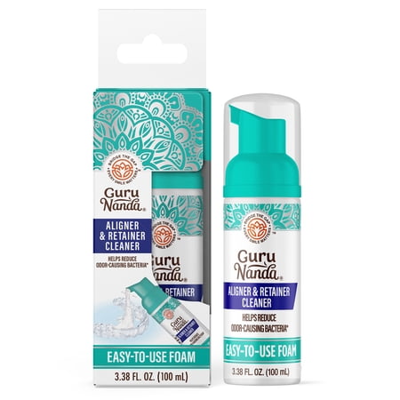 GuruNanda Aligner & Retainer Foaming Cleaner - Unflavored - 100mL
