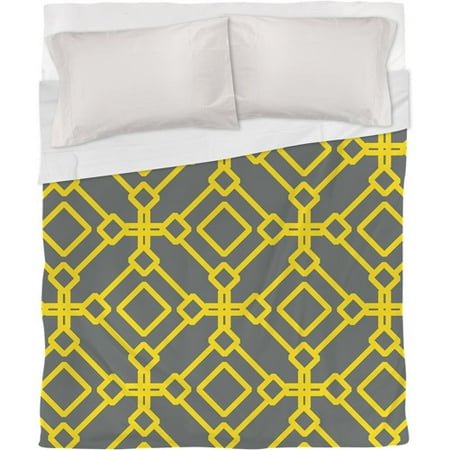 MOD Home Modern Geometric Gray Duvet